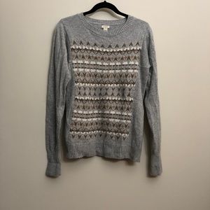 J.Crew Fair Isle Crew Neck Sweater